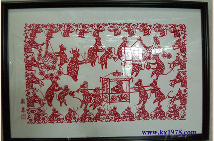 陳秋日剪紙藝術(shù)館作品——開(kāi)寫(xiě)傳記代寫(xiě)拍攝的老照片（30）