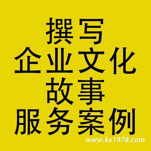 品牌傳記之企業(yè)文化咨詢服務(wù)案例